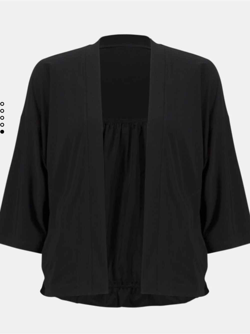 Joseph Ribkoff Black Open-Front Cardigan - Picture 2 of 7